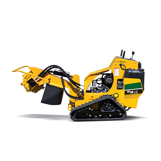 self-propelled stump grinder