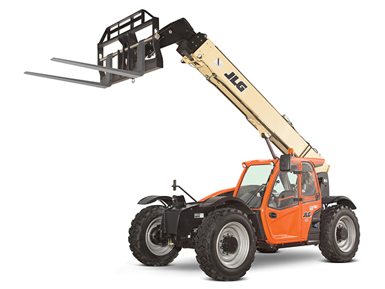 42 foot reach height telehandler with max load capacity of 7000 pounds