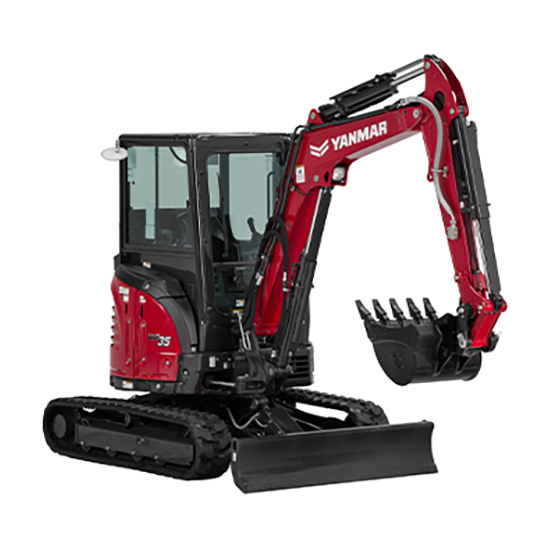 Yanmar V I O 35 cabbed excavator equipment item